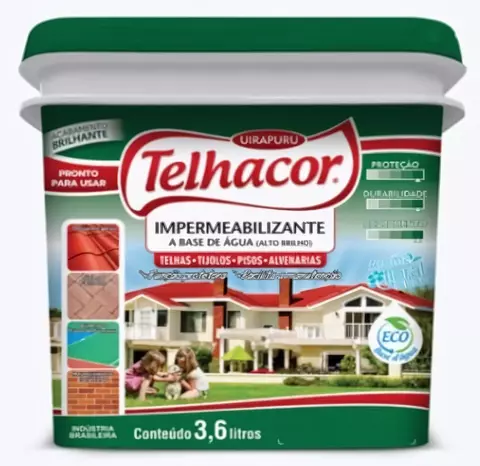 RESINA IMPERMEABILIZANTE BASE ÁGUA 3,6L - comprar online