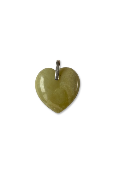 DIJE CORAZÓN PIEDRA AMARILLO - comprar online