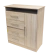 COMODA TV 1 PUERTA 4 CAJONES (CTV1P4CCFORT) - comprar online