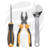KIT DE FERRAMENTAS - 1 CHAVE DE FENDA, 1 ALICATE E 1 CHAVE INGLESA - MD-12765 - INOVA - comprar online