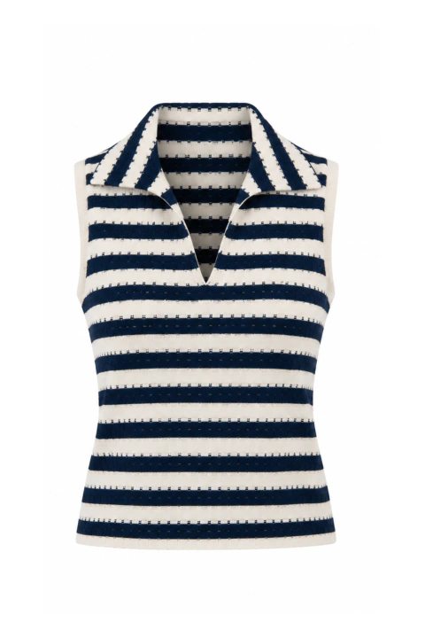 REGATA TRICOT POLO - MARINHO