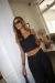 CROPPED RISCA GIZ - PRETO na internet