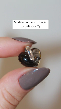 Pingente em Prata 925 - (SEM CORRENTE) - Eternização (Flores ou pelos) na internet