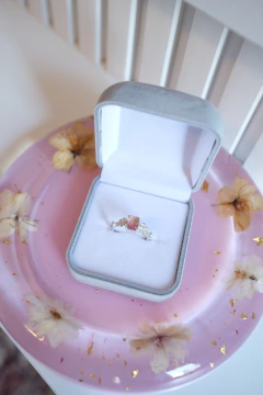 Anel Sakura - Prata 950 - LEIA A DESCRIÇÃO! - loja online