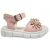 SANDALIA CON PULLSERA APLIQUE MARGARITAS (ALMA 270) - tienda online