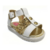 SANDALIA DE NENA BORDADA 2 TIRAS C/TACHAS (MARI140N) - comprar online