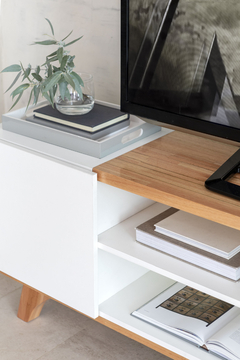 RACK DE TV ESTANTERIA - masmueblesonline