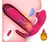 Vibrador Vai e Vem com Sucção e estímulo Anal - sexshopzu