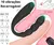Vibrador Casal Vaginal Anal Clitóris/ 10 vibração/ Recarregável/ Controle (COD. A84) - comprar online