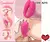 Vibrador Casal com 9 modos de vibração Recarregável / 2 Motores de Vibração / COD. A215