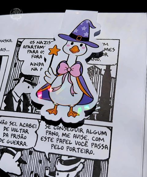 Marca Páginas Magnético Wizard Duck | Coleção de Halloween