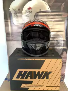 CASCO HAWK RS11 DOBLE VISOR NEGRO BRILLANTE en internet
