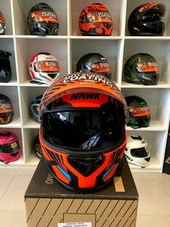 CASCO HAWK RS11 REVO ROJO en internet