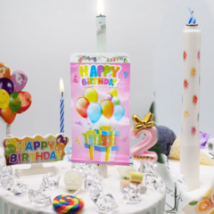 Vela sorpresa de payaso con pancarta - AFSTORE