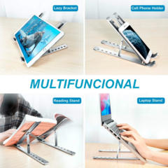 Soporte Notebook Plegable Aluminio Alta Calidad