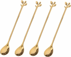Juego de 6 cucharas de té o cafe de mango largo - AFSTORE