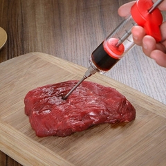 Jeringa Gastronomica Aguja Acero In Adobar Carne Pollo Cerdo - AFSTORE