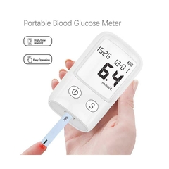 Medidor De Glucosa Digital Sensor Kit 50 Tiras 50 Lancetas - AFSTORE