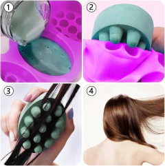 Molde Silicona Jabon Oval Masajeador X4 Cavidades Artesanal - AFSTORE