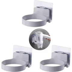 Soporte secacador De Pelo De Pared adhesivo