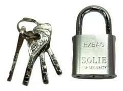 Candado Acero 30mm Doble Traba De Seguridad Reforzada - comprar online
