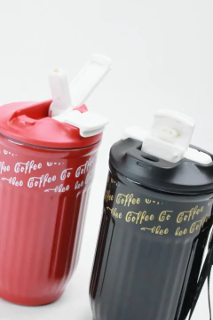 Imagen de 2x1 Vaso Termico Acero Inoxidable Doble Pico 420ml (LLEVAS 2 PAGAS 1)