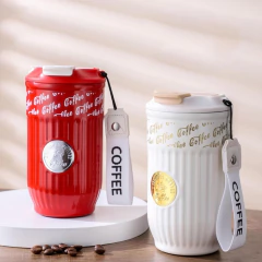 2x1 Vaso Termico Acero Inoxidable Doble Pico 420ml (LLEVAS 2 PAGAS 1) - comprar online