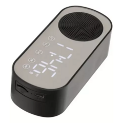 Reloj Despertador Y Parlante Bluetooth Alarma Micro Sd Radio - AFSTORE
