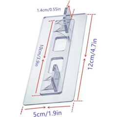 Estante X4 Adhesivo Ganchos Cocina Baño No Agujerear Soporte - comprar online
