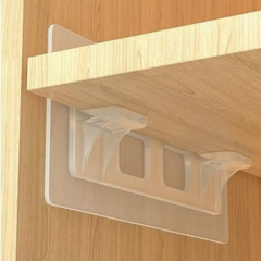 Estante X4 Adhesivo Ganchos Cocina Baño No Agujerear Soporte - AFSTORE