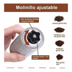 Molinillo Cafe Moledor Triturador Grano Semilla Molino Plástico - comprar online