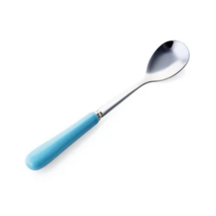 Cucharas Postre Acero Inox X6 Mango Ceramica Colores en internet