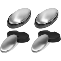 Jabón Acero Inoxidable Anti Olores Base Jabonera Cocina Baño - AFSTORE
