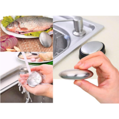 Jabón Acero Inoxidable Anti Olores Base Jabonera Cocina Baño