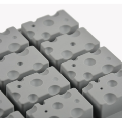 Imagen de Molde Silicona Queso 3d Repostería Postre Jabon Horno X1