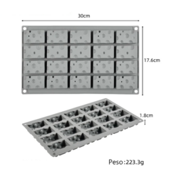 Molde Silicona Queso 3d Repostería Postre Jabon Horno X1 - AFSTORE
