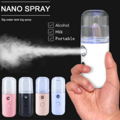 2x1 Rociado Vaporizador facial recargable por USB Humidificador Cuidado de la piel facial (LLEVAS 2 PAGAS 1) - comprar online