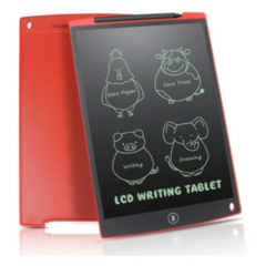 Pizarra 8.5 Magica Para Dibujar Sin Papel Niños Unicolor ROJO - AFSTORE