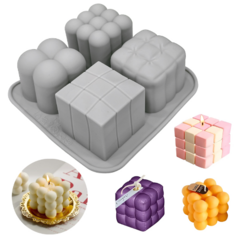 Molde Silicona 3d Especial Para Jabones Velas Resina - AFSTORE
