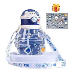 Botella Oso Astronauta con Stickers 700ml - AFSTORE