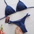 Biquini Cortininha Fita Dupla Fio Médio Azul Carmel - comprar online