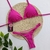 Biquini Cortininha Fita ROSA FUX - comprar online