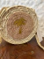 BOLSA PALHA REDONDA LUXO CROCHE