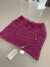 SAIA BIANCA CROCHE FUCSIA FECHADA M na internet