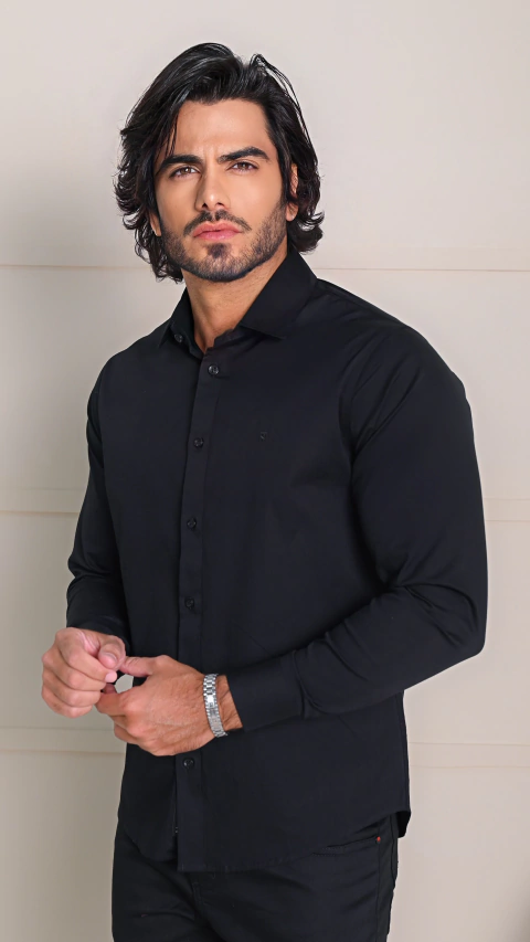 Camisa Tricoline PREMIUM Algodão com Elastano L2464 - comprar online