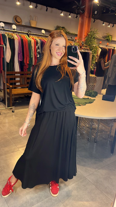 Conjunto Saia Bolsão - comprar online