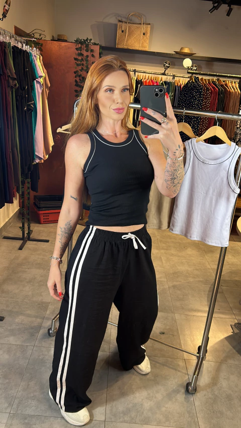 Regata Canelada Viés - comprar online