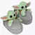 PANTUFA 3D BABY YODA