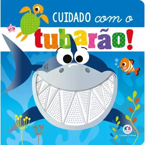 Livro cuidado com o tubarão