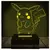 Luminária Led 3d Pikachu